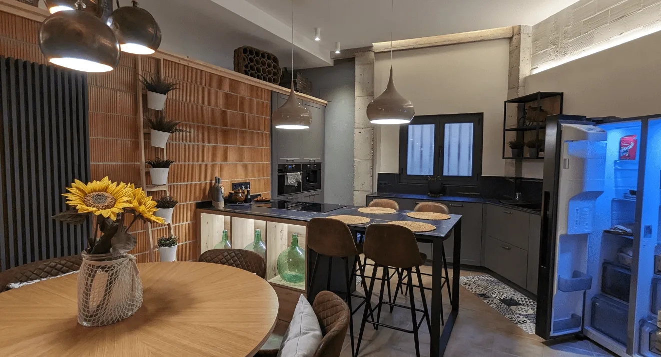 isla de cocina funcional