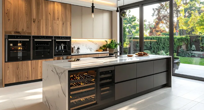 isla de cocina multifuncional